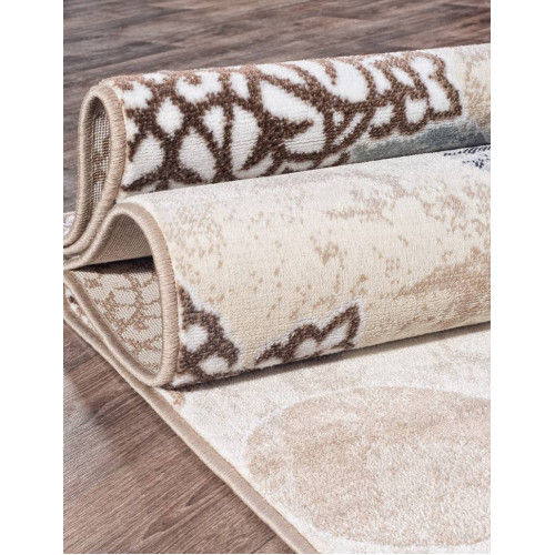 Ковер VALENCIA DELUXE ( ВАЛЕНСИЯ ДЕЛЮКС ) d309 - CREAM-BROWN 