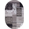 Ковер SILVER ( СИЛЬВЕР ) d216 - GRAY ( Овал )
