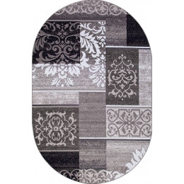 Ковер SILVER ( СИЛЬВЕР ) d216 - GRAY ( Овал )