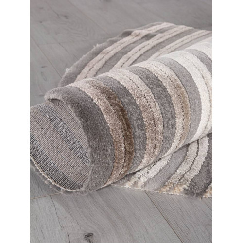 Ковер SAFIR ( САФИР ) 00835C - GREY / BROWN ( Круг )