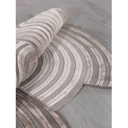 Ковер SAFIR ( САФИР ) 00835C - GREY / BROWN ( Круг )
