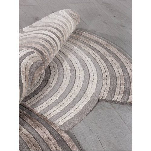 Ковер SAFIR ( САФИР ) 00835C - GREY / BROWN ( Круг )
