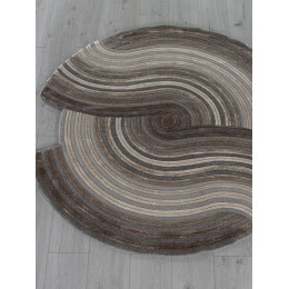 Ковер SAFIR ( САФИР ) 00835C - GREY / BROWN ( Круг )