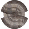 Ковер SAFIR ( САФИР ) 00835C - GREY / BROWN ( Круг )