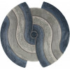 Ковер SAFIR ( САФИР ) 00836T - GREY / BLUE ( Круг )