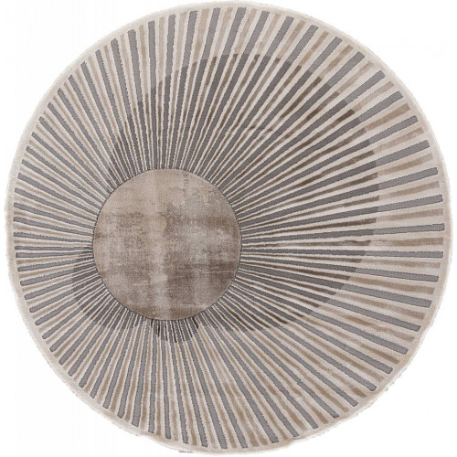Ковер SAFIR ( САФИР ) 00837C - GREY / BROWN ( Круг )   