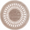 Ковер SAFIR ( САФИР ) 00842A - BROWN / BROWN ( Круг )   