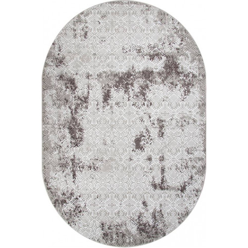 Ковер SILVER ( СИЛЬВЕР ) F392 - GRAY ( Овал )