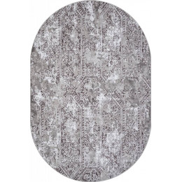 Ковер SILVER ( СИЛЬВЕР ) F390 - GRAY ( Овал )