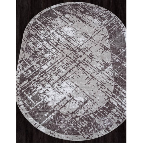 Ковер SILVER ( СИЛЬВЕР ) F391 - GRAY ( Овал )