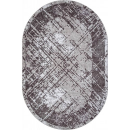 Ковер SILVER ( СИЛЬВЕР ) F391 - GRAY ( Овал )