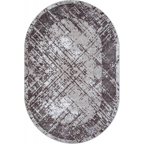Ковер SILVER ( СИЛЬВЕР ) F391 - GRAY ( Овал )