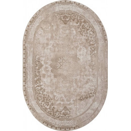 Ковер SIESTA ( СИЕСТА ) M030A - LIGHT BEIGE / CREAM ( Овал ) 