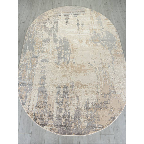 Ковер SIESTA ( СИЕСТА ) M027A - LIGHT BEIGE / TAUPE ( Овал )