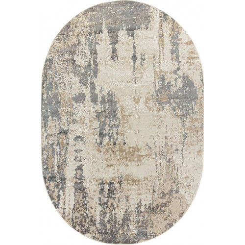 Ковер SIESTA ( СИЕСТА ) M027A - LIGHT BEIGE / TAUPE ( Овал )