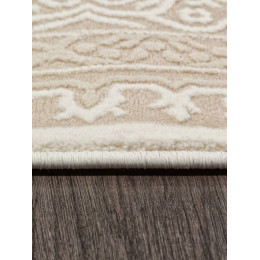 Ковер SIESTA ( СИЕСТА ) M029A - WHITE / LIGHT BEIGE ( Овал )