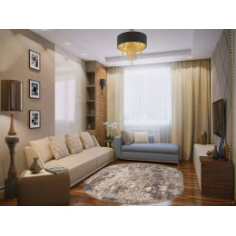 Ковер SIESTA ( СИЕСТА ) M031A - CREAM / WHITE ( Овал )