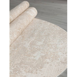 Ковер SIESTA ( СИЕСТА ) M028A - LIGHT BEIGE / BEIGE ( Овал )