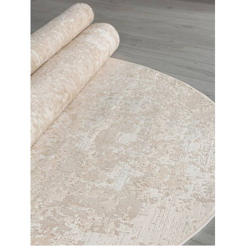 Ковер SIESTA ( СИЕСТА ) M028A - LIGHT BEIGE / BEIGE ( Овал )