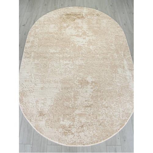 Ковер SIESTA ( СИЕСТА ) M028A - LIGHT BEIGE / BEIGE ( Овал )