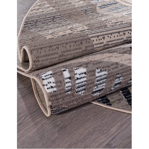 Ковер SIERRA ( СИЕРРА ) D284 - BEIGE-BROWN 2 ( Овал ) 