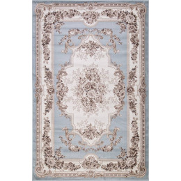 Ковер VALENCIA DELUXE ( ВАЛЕНСИЯ ДЕЛЮКС ) 4015 - L.BLUE-BROWN 
