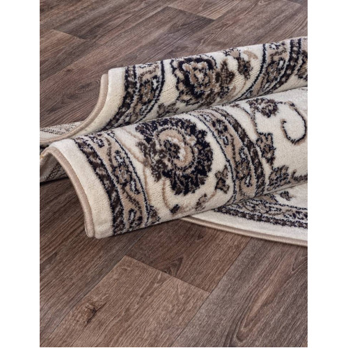 Ковер VALENCIA DELUXE ( ВАЛЕНСИЯ ДЕЛЮКС ) d251 - CREAM-BROWN ( Круг ) 