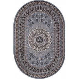 Ковер SIERRA ( СИЕРРА ) D504 - BLUE-BROWN 2 ( Овал )  