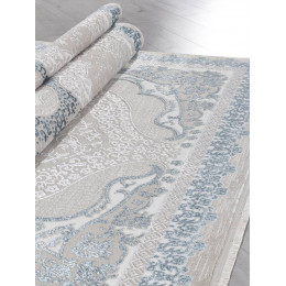 Ковер EFSAN ( ИФСАН ) Q010A - CREAM SHRINK / BLUE FDY  