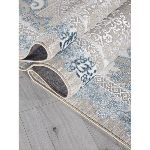 Ковер EFSAN ( ИФСАН ) Q010A - CREAM SHRINK / BLUE FDY  