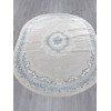 Ковер EFSAN ( ИФСАН ) Q010A - CREAM SHRINK / BLUE FDY ( Овал )