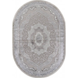 Ковер EFSAN ( ИФСАН ) Q010A - CREAM SHRINK / GREY FDY ( Овал )
