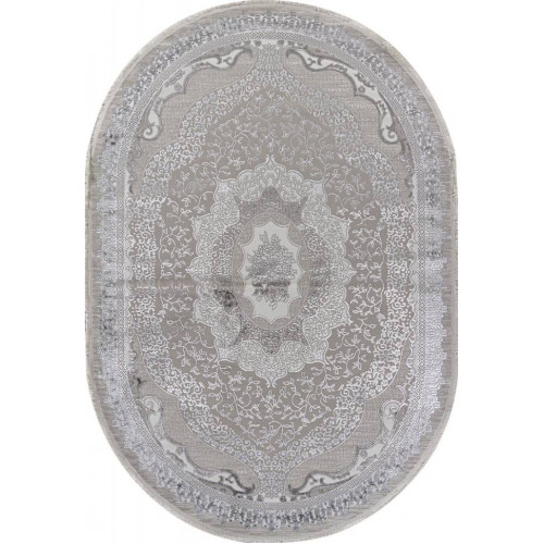 Ковер EFSAN ( ИФСАН ) Q010A - CREAM SHRINK / GREY FDY ( Овал )