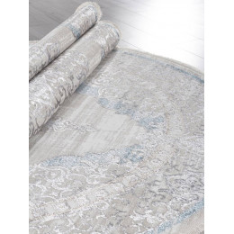Ковер EFSAN ( ИФСАН ) L279A - CREAM SHRINK / BLUE FDY ( Овал ) 
