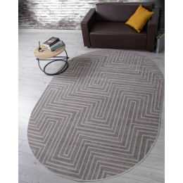 Ковер DIOS ( ДИОС) F412 - LIGHT GRAY ( Овал)