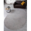 Ковер DIOS ( ДИОС) F412 - LIGHT GRAY ( Овал)