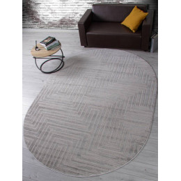 Ковер DIOS ( ДИОС) F412 - LIGHT GRAY ( Овал)