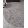 Ковер DIOS ( ДИОС) F412 - LIGHT GRAY ( Овал)
