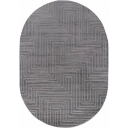 Ковер DIOS ( ДИОС) F412 - LIGHT GRAY ( Овал)