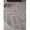 Ковер DIOS ( ДИОС) F439 - LIGHT GRAY ( Овал )
