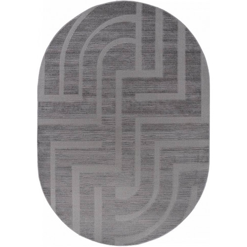 Ковер DIOS ( ДИОС) F439 - LIGHT GRAY ( Овал )