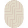 Ковер DIOS ( ДИОС) F439 - LIGHT CREAM ( Овал ) 