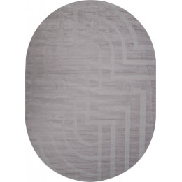 Ковер DIOS ( ДИОС) F439 - GRAY ( Овал )