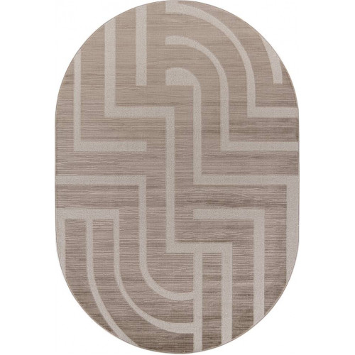 Ковер DIOS ( ДИОС) F439 - BEIGE ( Овал )