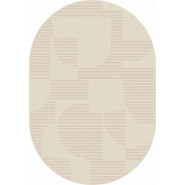 Ковер DIOS ( ДИОС) F440 - LIGHT CREAM ( Овал )  