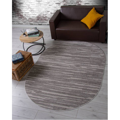 Ковер DIOS ( ДИОС) F441 - LIGHT GRAY ( Овал)