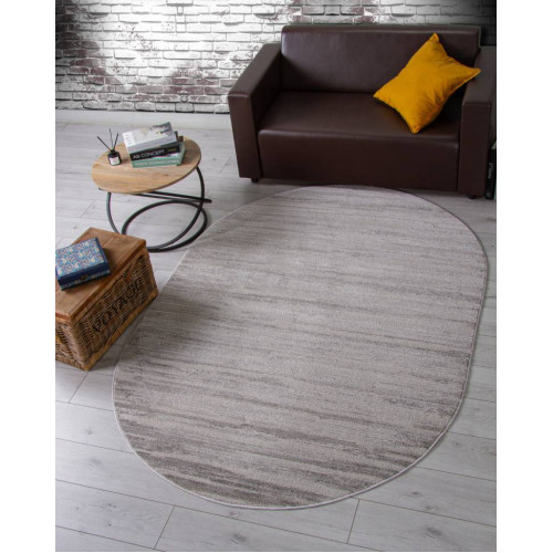 Ковер DIOS ( ДИОС) F441 - LIGHT GRAY ( Овал)