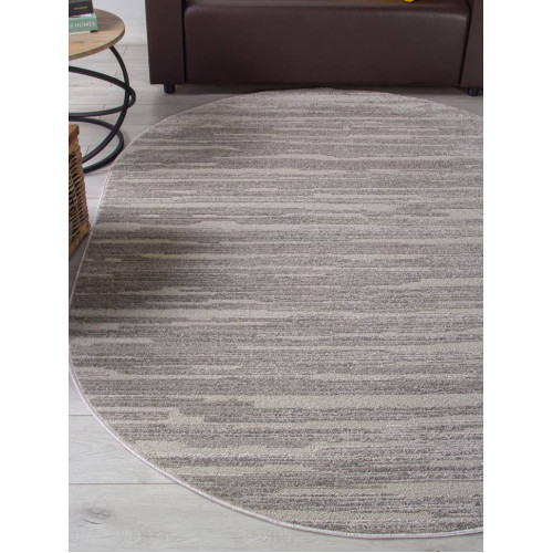 Ковер DIOS ( ДИОС) F441 - LIGHT GRAY ( Овал)