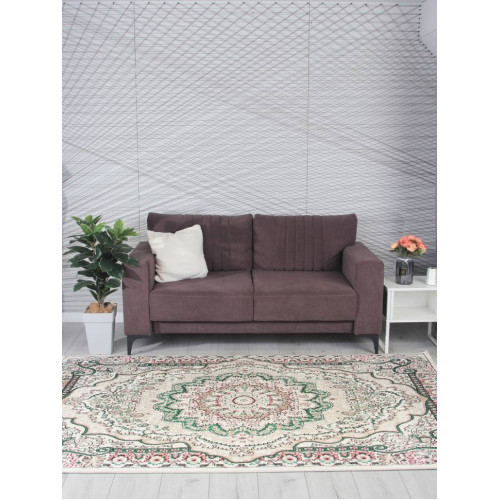 Ковер DARGA ( ДАРГА ) F670 - CREAM - GREEN