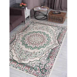 Ковер DARGA ( ДАРГА ) F670 - CREAM - GREEN
